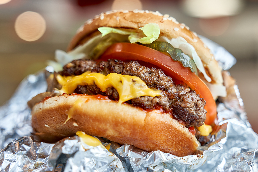 5 guys deals burger