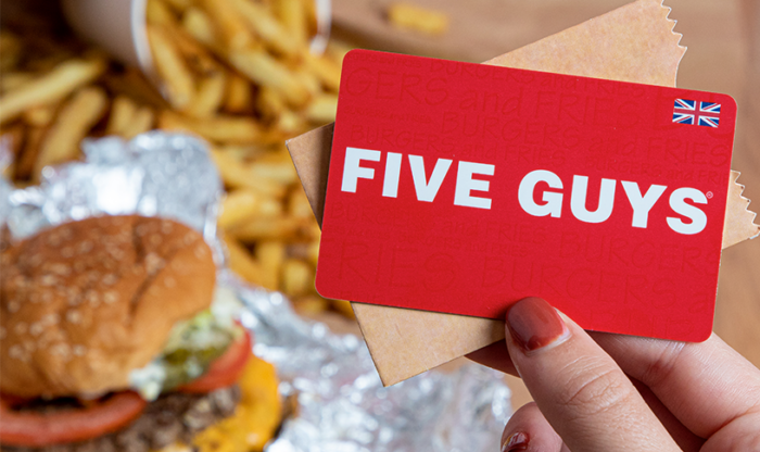 egift card five guys